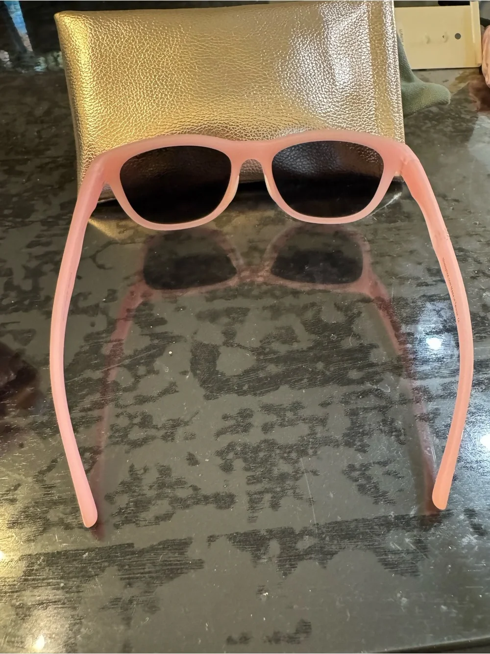 Tifosi Pink Sunglasses with Blue Mirrored Lenses
